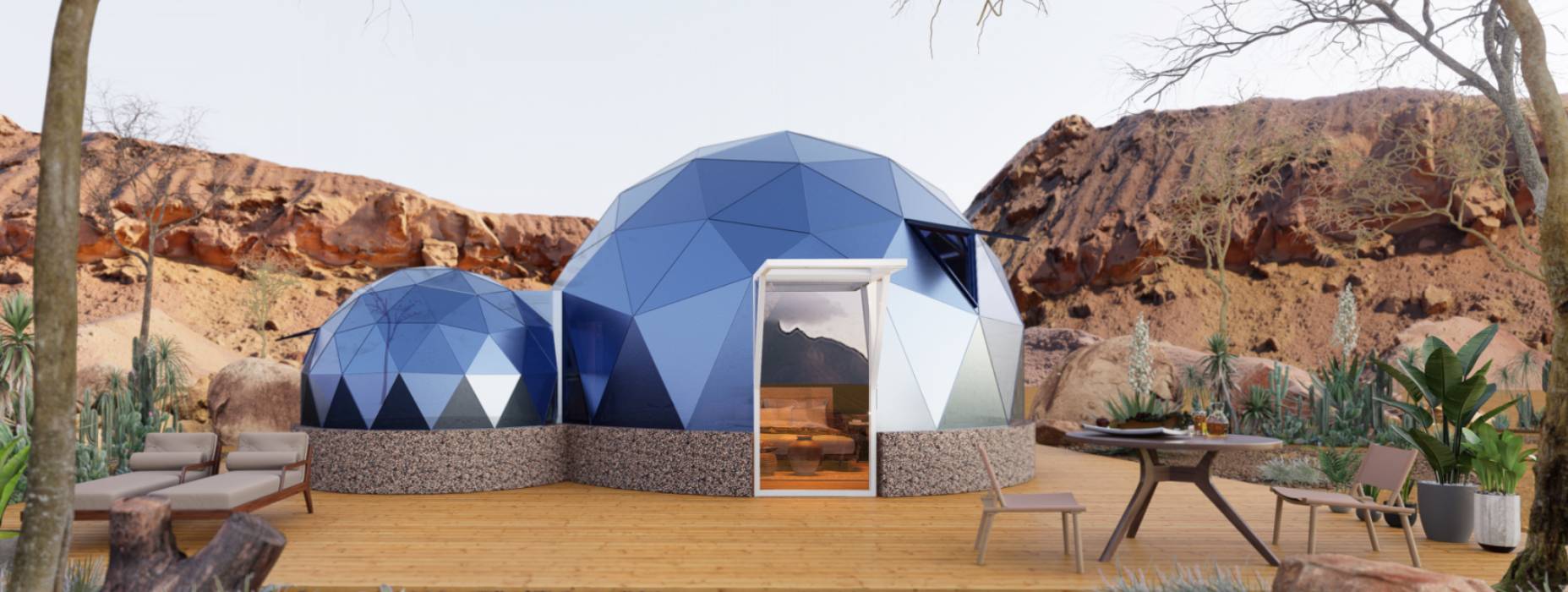 涞水县球形智能光伏玻璃星空房